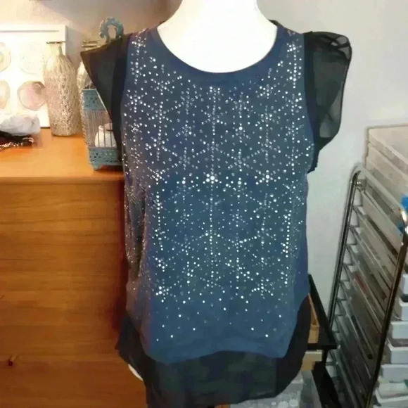 Rebecca Taylor silk top sz 2 - Picture 1 of 6